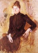 Mary Cassatt The woman in Black Sweden oil painting artist